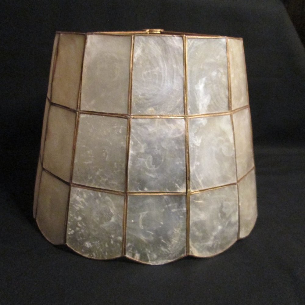 Capiz Shell Lampshade VINTAGE